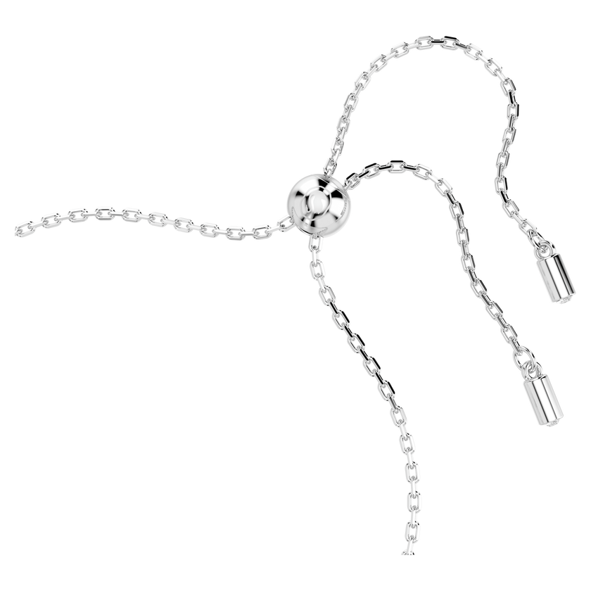 swarovski سوار birthstone، قطع مربع، april، لون أبيض، طلاء روديوم