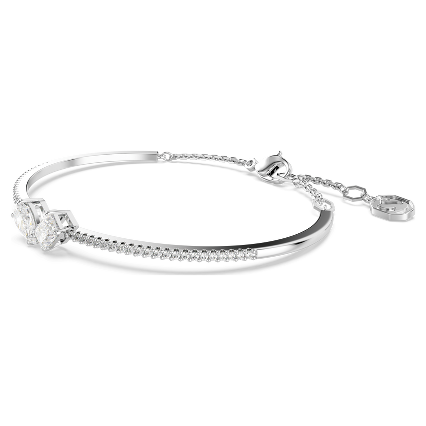 swarovski سوار mesmera ، قطع متنوع، لون أبيض، طلاء روديوم