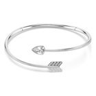 swarovski idyllia choker  mixed cuts  arrow  white  rhodium plated
