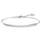 swarovski only bracelet white rhodium plated