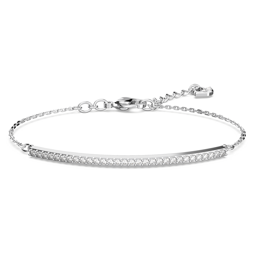 swarovski سوار only، لون أبيض، طلاء روديوم