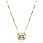 swarovski octagon pendant  lab grown diamonds 1 0 ct tw  octagon shape  18k yellow gold