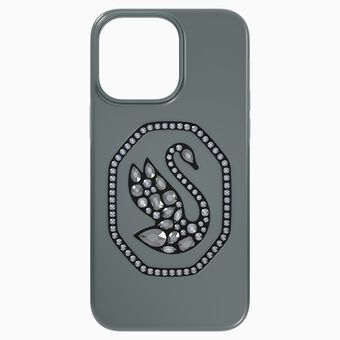 حافظة Signum للهاتف الذكي، على شكل بجعة، iPhone® 14 Pro Max، لون أسود