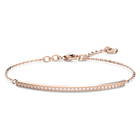 swarovski only bracelet white rose gold tone plated