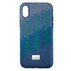 غطاء هاتف ذكي Crystalgram بمصد مدمج،    iPhone® XS Max، أزرق اللون