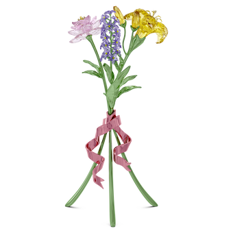 swarovski قطعة زينة على شكل باقة زهور من مجموعة florere، حجم متوسط