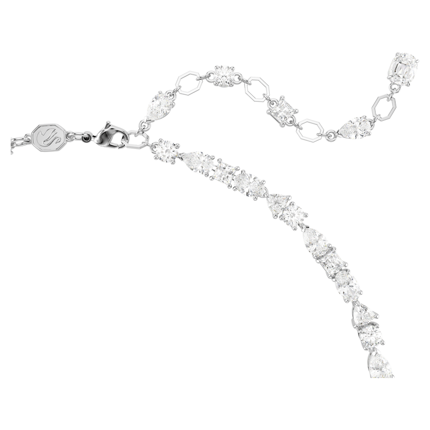 swarovski طقم mesmera، قطع متنوع، لون أبيض، طلاء روديوم