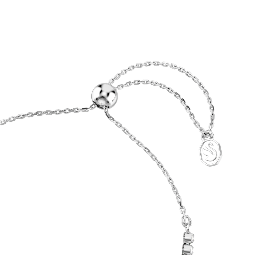 swarovski سوار idyllia، قطع متنوع، شكل قلب وسهم، لون أبيض، طلاء روديوم