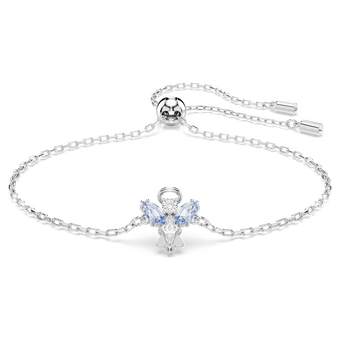 swarovski سوار magic، شكل ملاك، لون أزرق، طلاء روديوم