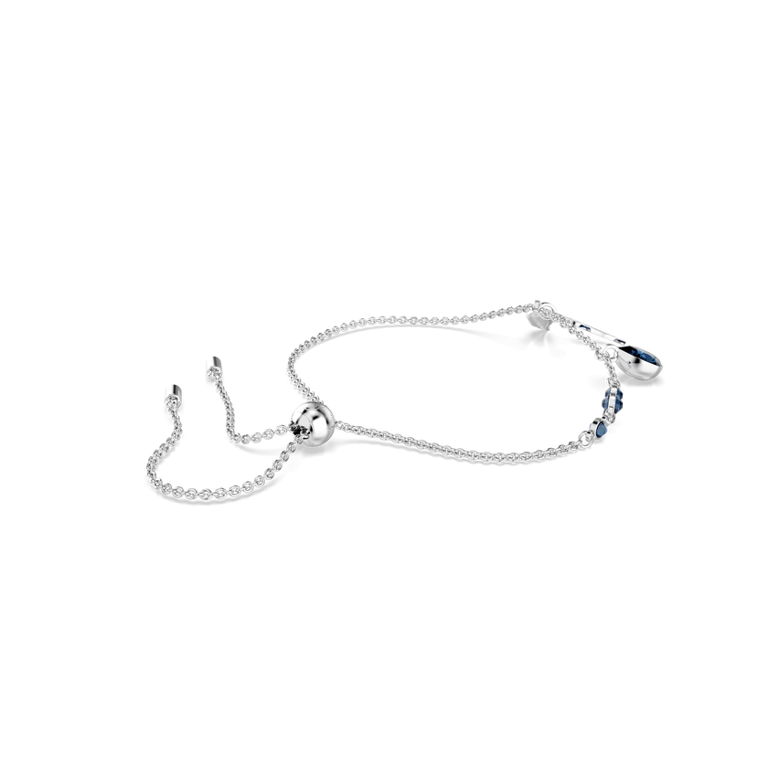 swarovski سوار symbolica، جناح، لون أزرق، طلاء روديوم