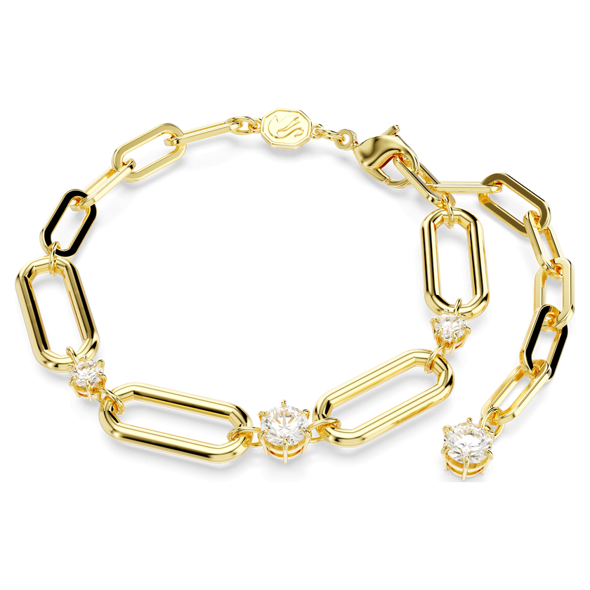swarovski سوار constella، لون أبيض، طلاء بلون ذهبي