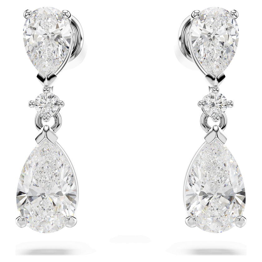 swarovski طقم mesmera، قطع متنوع، لون أبيض، طلاء روديوم