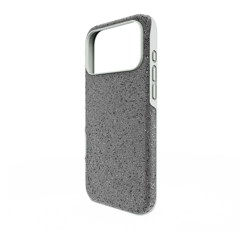 swarovski حافظة high للهاتف الذكي، iphone  17 pro max، لون فضي