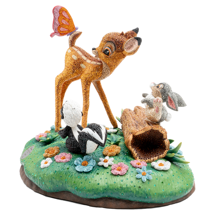 swarovski مجسم bambi and friends المحدود الإصدار من مجموعة disney classics