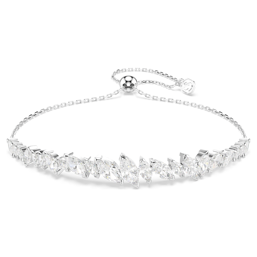 swarovski سوار mesmera، قطع ماركيز، لون أبيض، طلاء روديوم