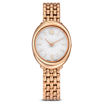 swarovski imber watch swiss made metal bracelet gold tone rose gold tone finish