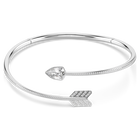 swarovski عقد شوكر idyllia، قطع متنوع، شكل سهم، لون أبيض، طلاء روديوم