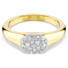 swarovski dextera ring mixed cuts white gold tone plated