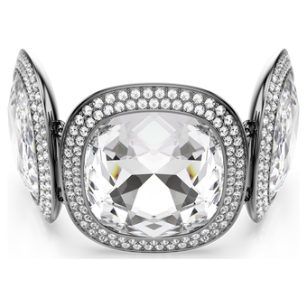 swarovski سوار una angelic، قطع الوسادة، لون أبيض، طلاء روتينيوم