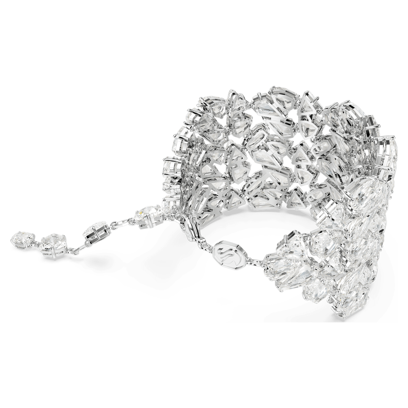 swarovski سوار mesmera، قطع متنوع، لون أبيض، طلاء روديوم