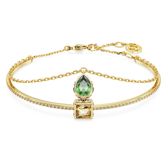 swarovski سوار chroma، قطع متنوع، ألوان متعددة، طلاء بلون ذهبي