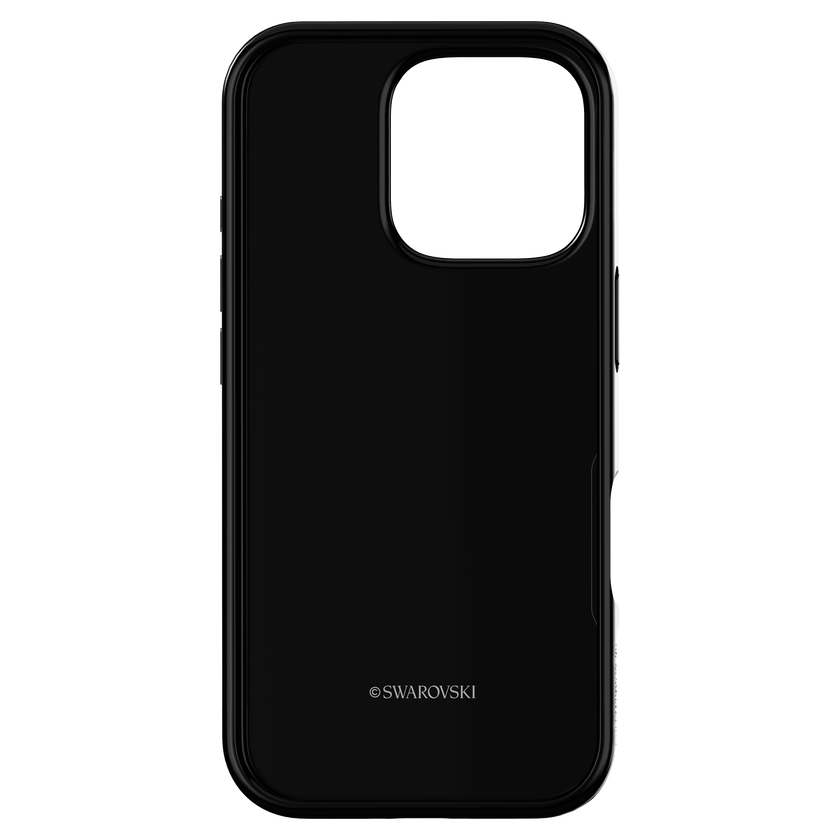 swarovski حافظة هاتف ذكي high، iphone  16 pro، لون أسود