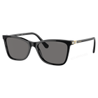 نظارة شمسية، شكل مربع، SK6004EL، لون أسود