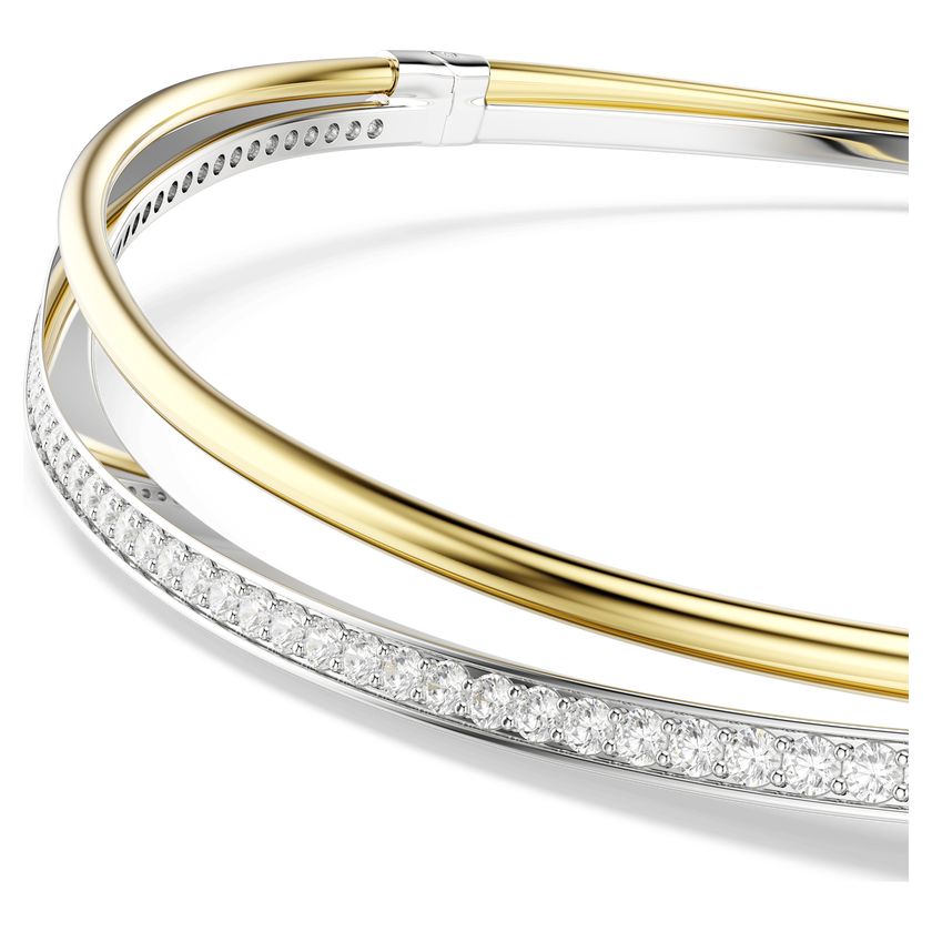 swarovski عقد شوكر hyperbola، قطع مُستدير، لون أبيض، لمسة نهائية من معادن مختلطة