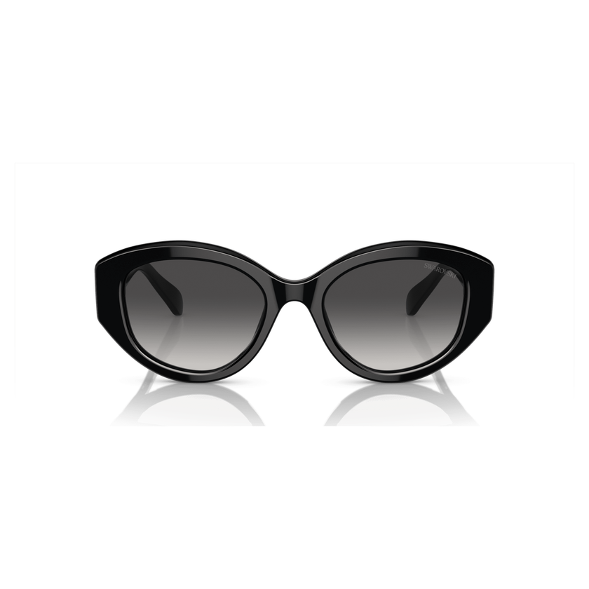swarovski نظارة شمسية، شكل كات آي، sk6005el، لون أسود