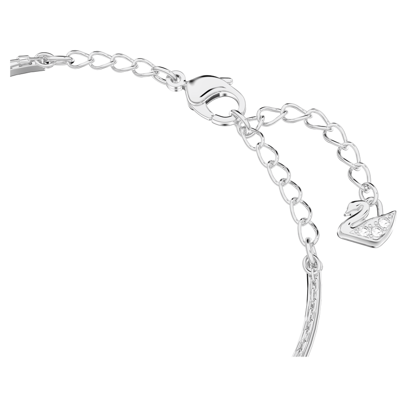 swarovski سوار ginger، لون أبيض، طلاء روديوم