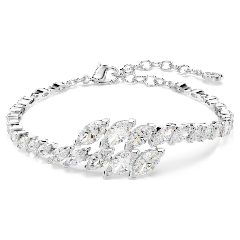 swarovski سوار mesmera، قطع ماركيز، لون أبيض، طلاء روديوم