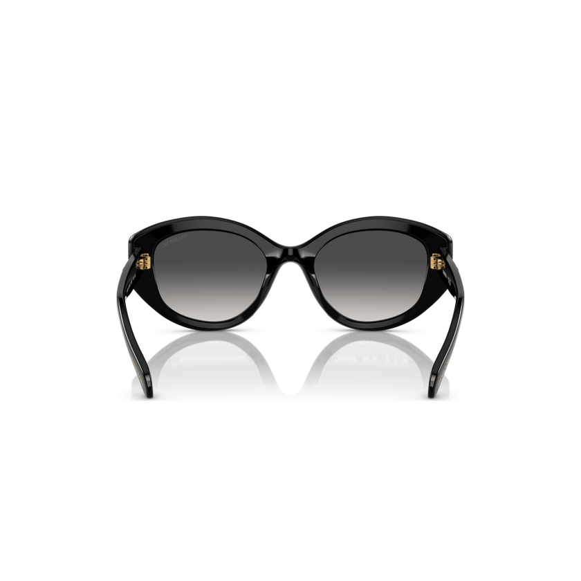 swarovski نظارة شمسية، شكل كات آي، sk6005el، لون أسود