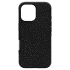 swarovski حافظة high للهاتف الذكي، iphone  17، لون أسود