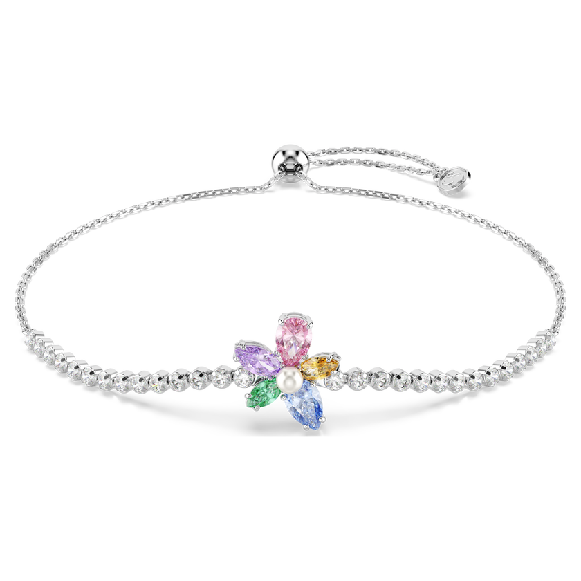 سوار ariana grande x swarovski، قطع متنوع، شكل زهرة، ألوان متعددة، طلاء روديوم