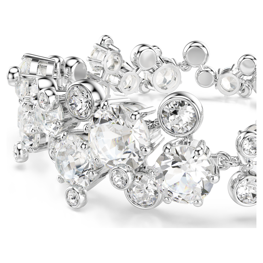 swarovski سوار constella، قطع متنوع، لون أبيض، طلاء روديوم