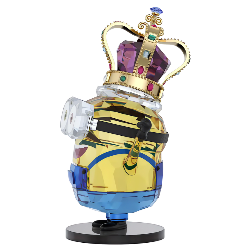 swarovski مجسم شخصية king bob من مجموعة minions