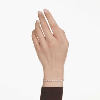 swarovski سوار matrix، قطع مُستدير، لون أبيض، لمسة نهائية من الذهب عيار 18 قيراط