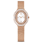 swarovski matrix octagon watch metal bracelet rose gold tone rose gold tone finish