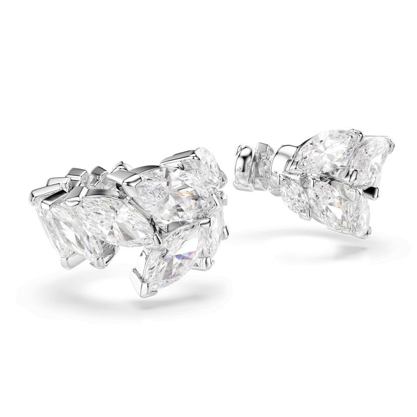 swarovski أساور الأذن mesmera، قطع ماركيز، لون أبيض، طلاء روديوم
