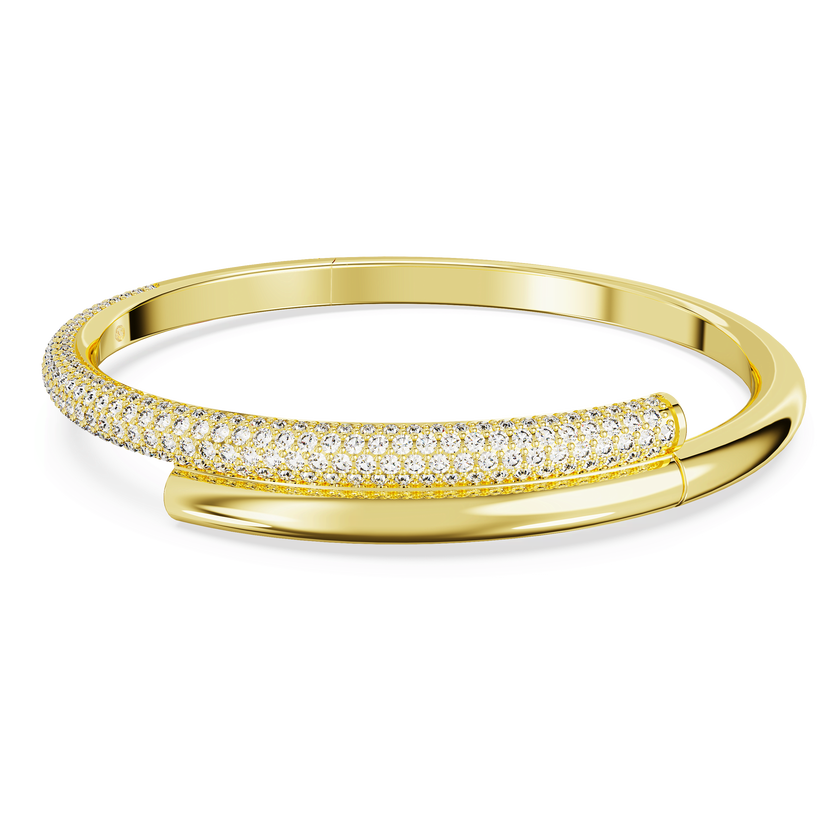 swarovski سوار dextera، لون أبيض، طلاء بلون ذهبي