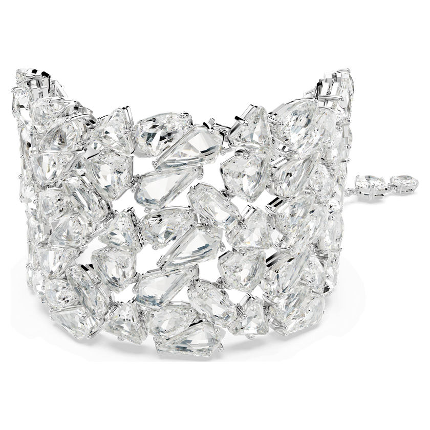 swarovski سوار mesmera، قطع متنوع، لون أبيض، طلاء روديوم