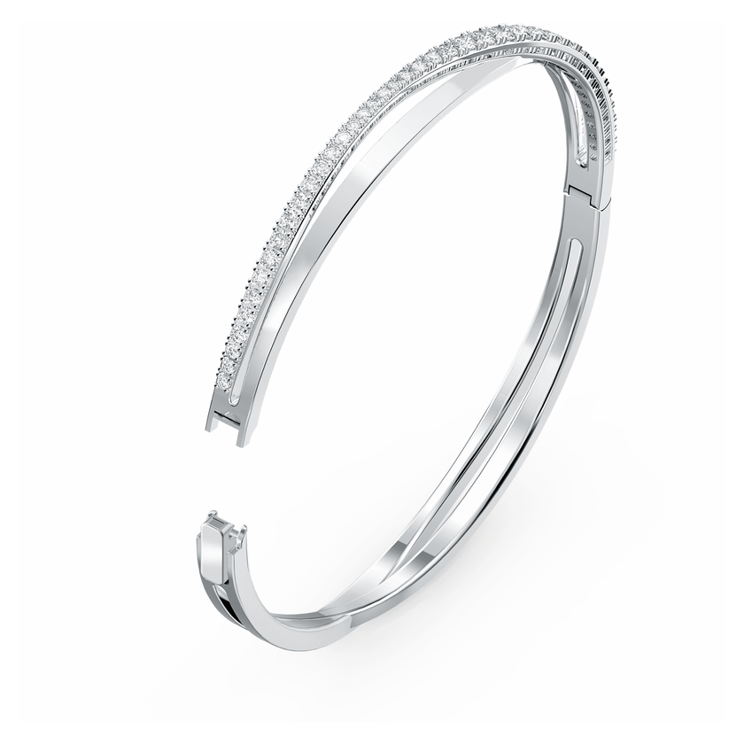 swarovski سوار hyperbola، لون أبيض، طلاء روديوم