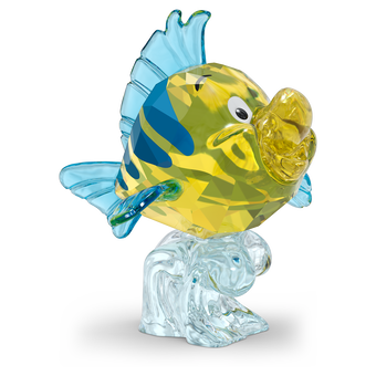قطعة زينة على شكل السمكة Flounder من The Little Mermaid swarovski قطعة زينة على شكل السمكة flounder من the little mermaid