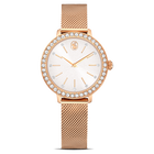 swarovski certa watch swiss made metal bracelet rose gold tone rose gold tone finish