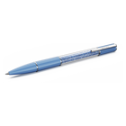 swarovski قلم حبر جاف crystalline، أحجار كريستال recreated ، لون أزرق، طلاء أزرق لامع، طلاء كروم