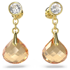 swarovski tessa drop earrings gold tone gold tone plated