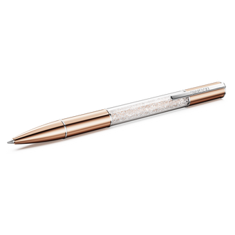 swarovski crystalline lustre ballpoint pen rose gold tone rose gold tone plated