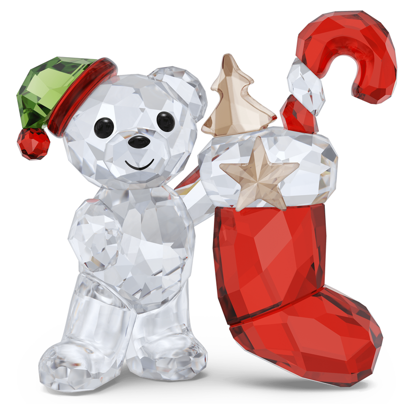 swarovski قطعة زينة holiday stocking من مجموعة kris bear
