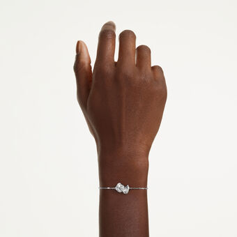 swarovski سوار mesmera، قطع متنوع، لون أبيض، طلاء روديوم