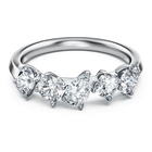 swarovski خاتم galaxy، ألماس مُصنع في المختبر إجمالي 1 قيراط، أشكال متنوعة، ذهب أبيض عيار 18 قيراط